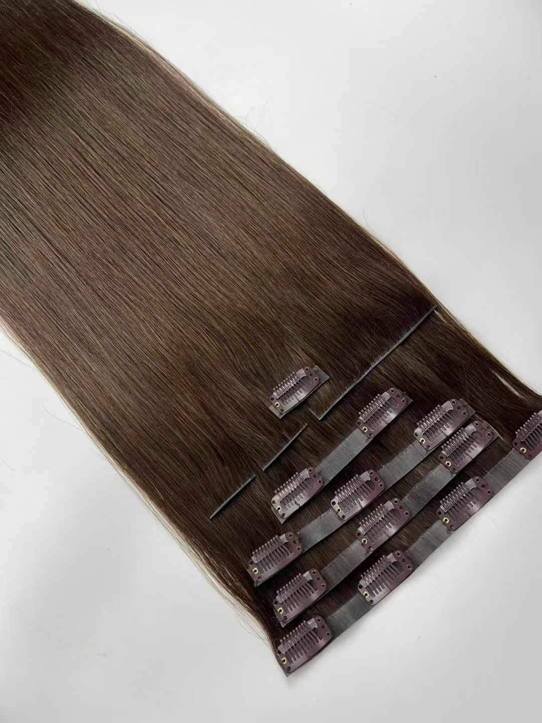 Clip hair extensions