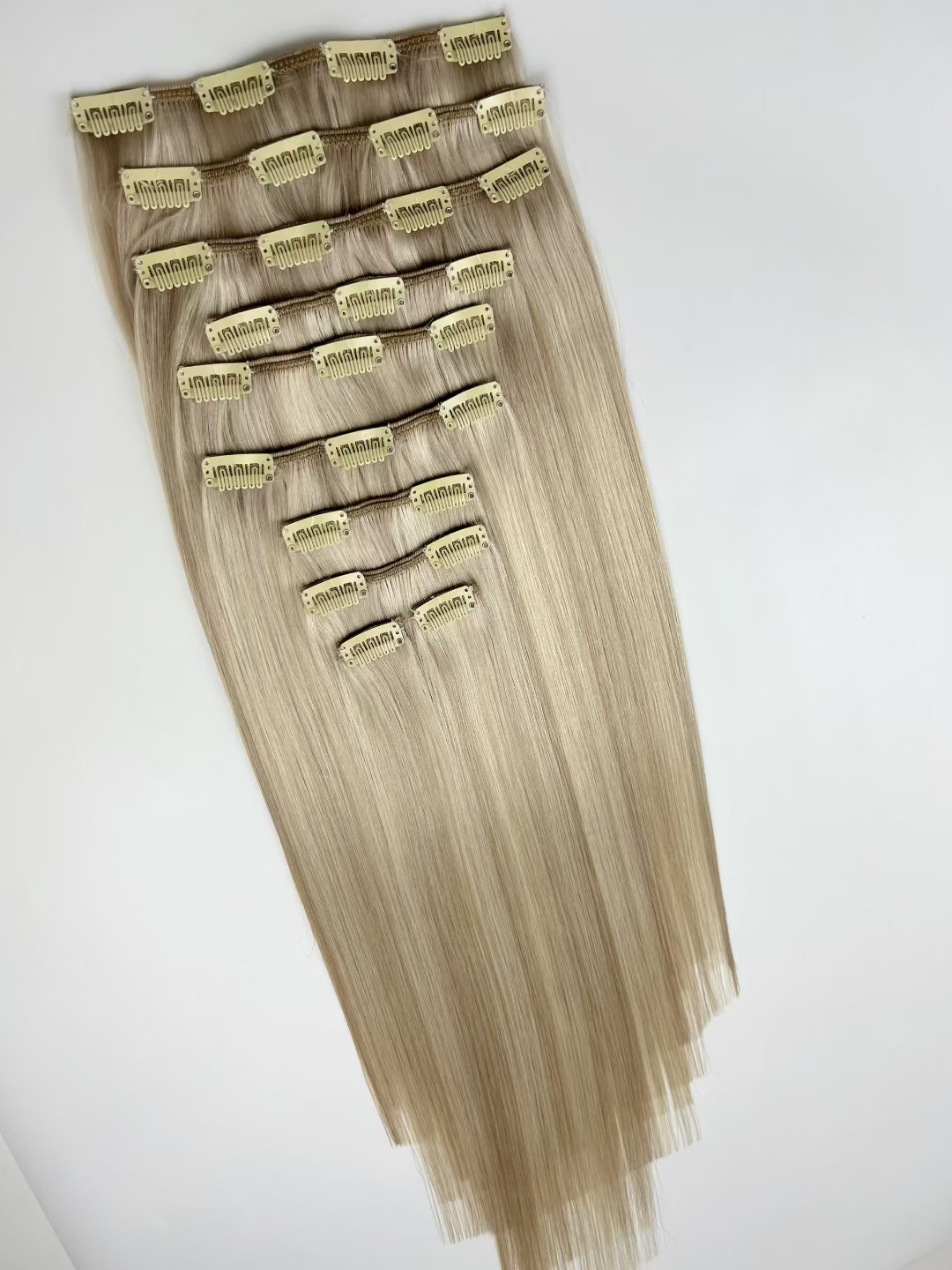 Clip hair extensions
